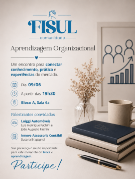 Conhecimento, prática e experiências do mercado em um só encontro!